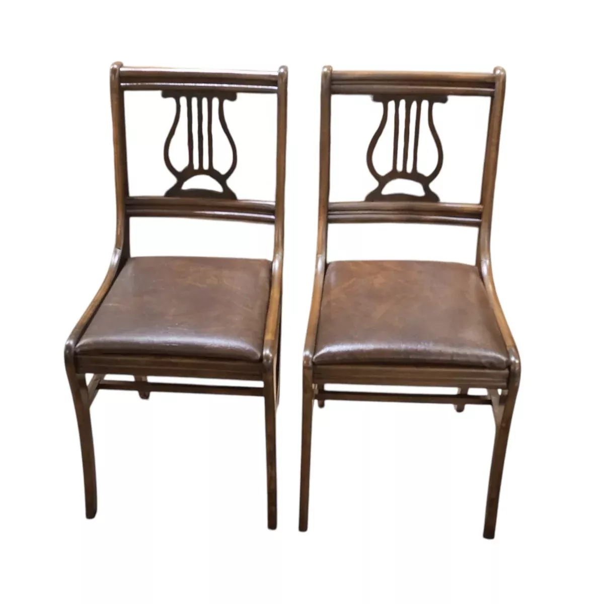 Harp Back Dining Chairs - Set of 4
