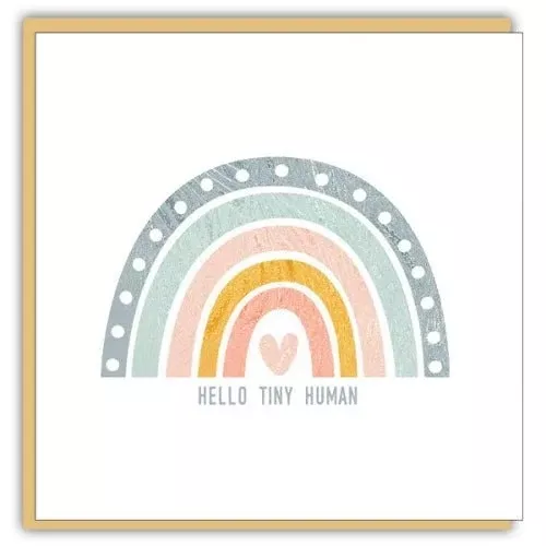 Hello Tiny Human - Greeting Card - Baby