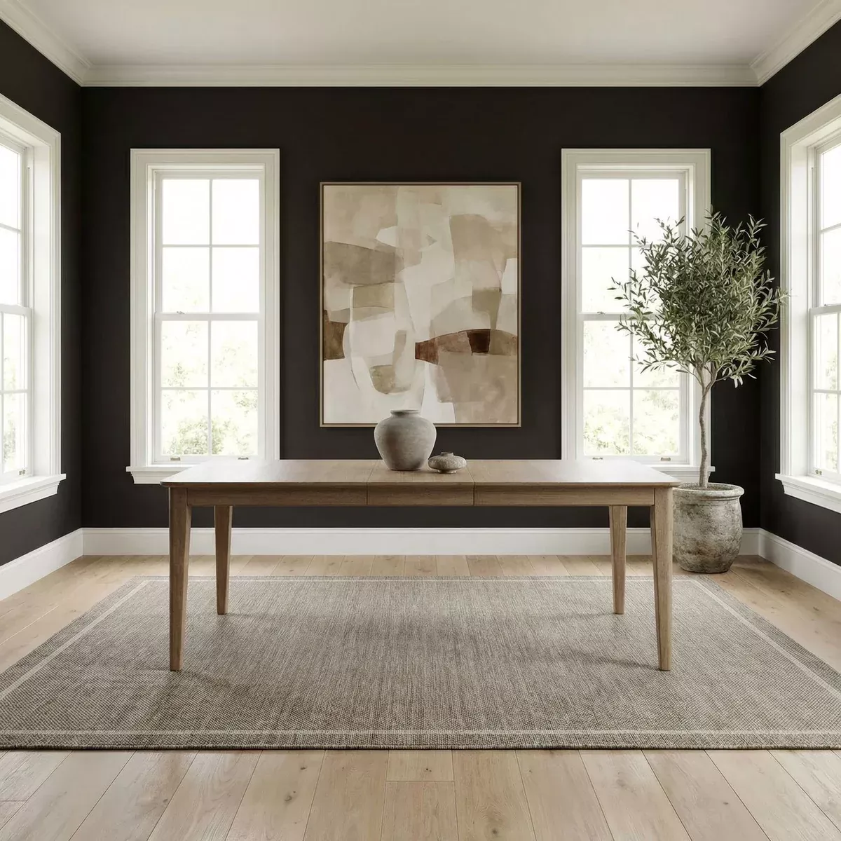 Hendrix Place - Rectangular Leg Table - Natural