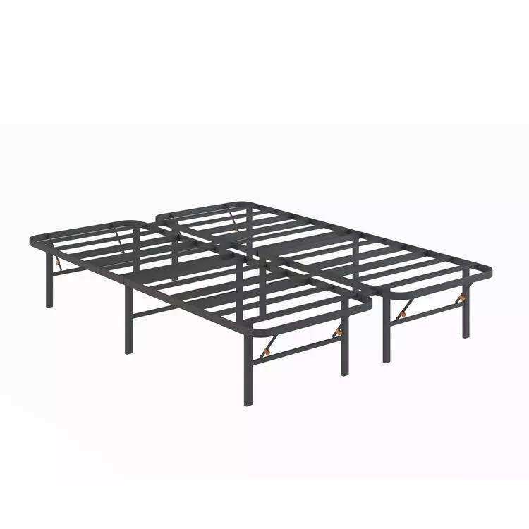 Hollywood Bed Frames Full Size Platform Bed Frame - 14" Storage Bed Base - Black