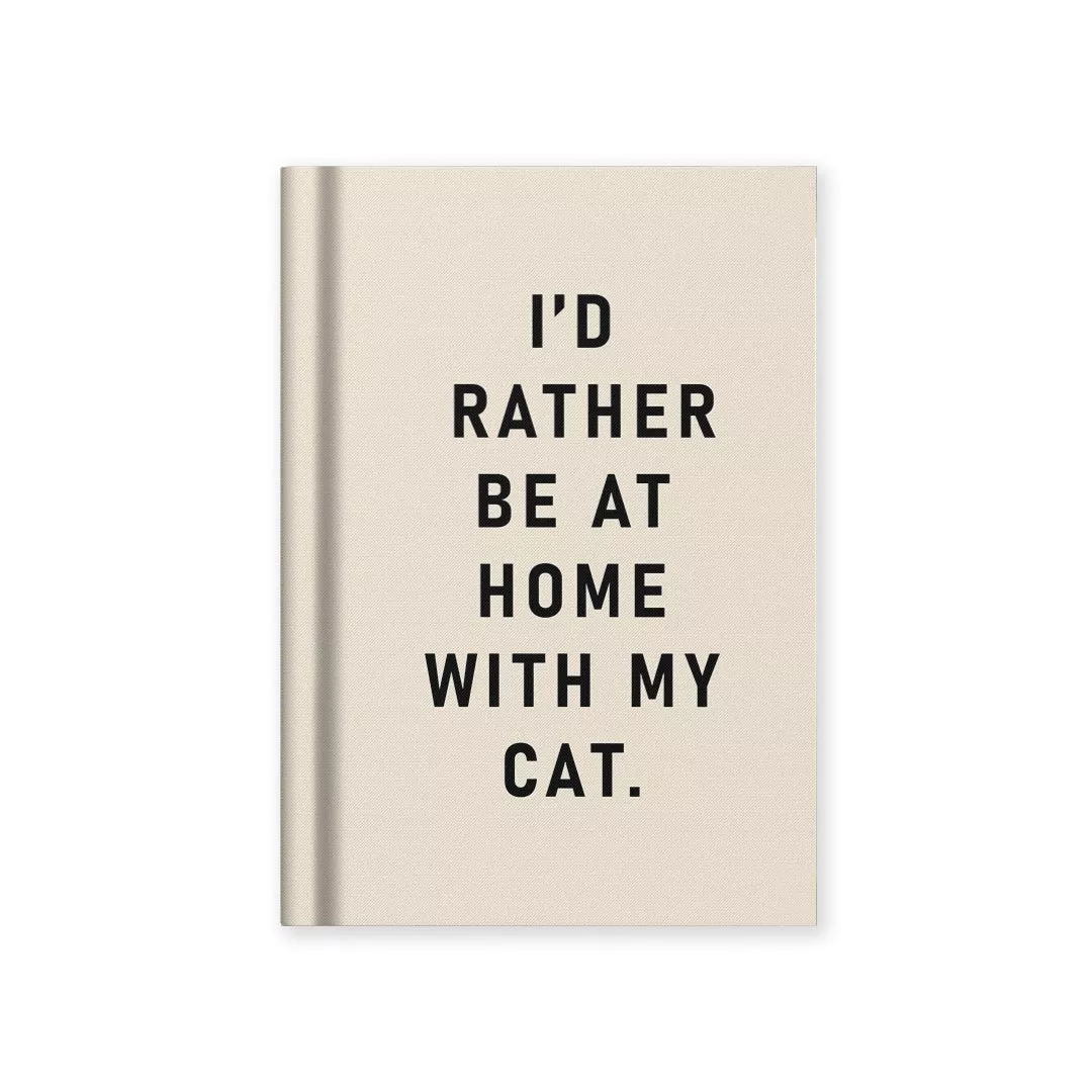 Home With My Cat - Mini Notebook