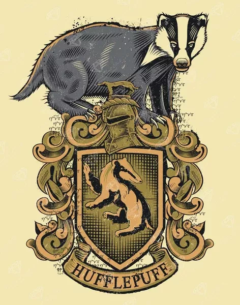 Hufflepuff™ Crest - Tomes & Scrolls