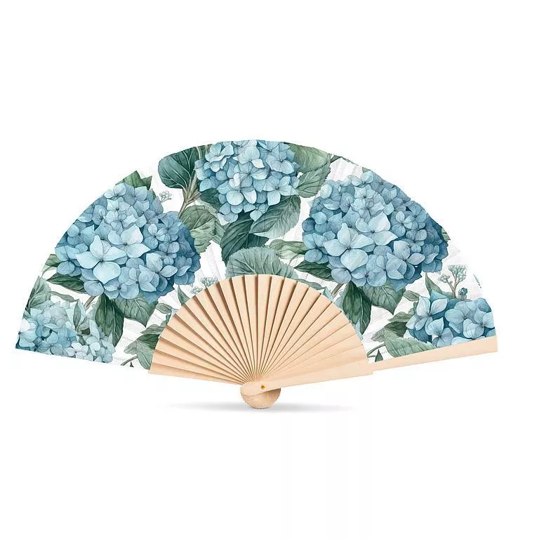 Hydrangea - Hand Fan