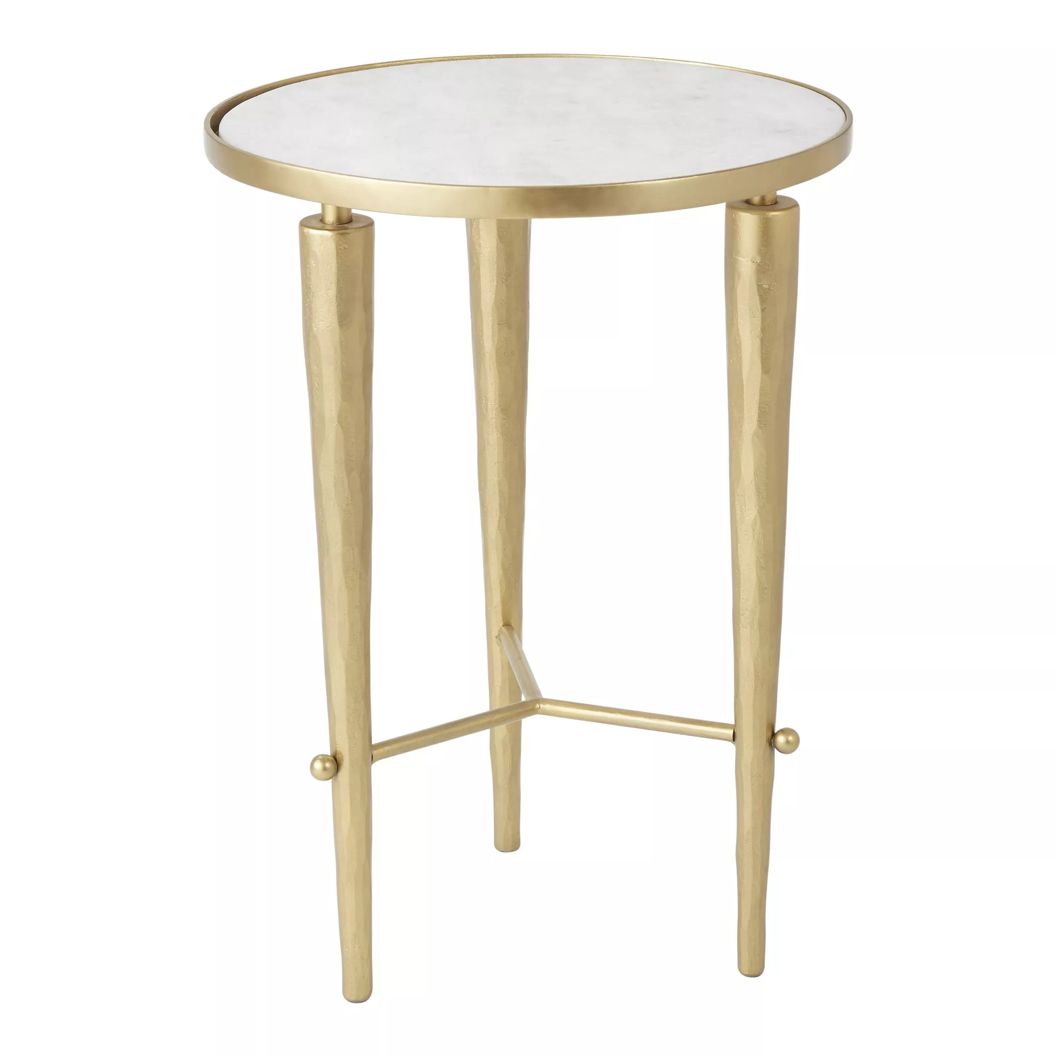 Jasper Accent Table- Brass