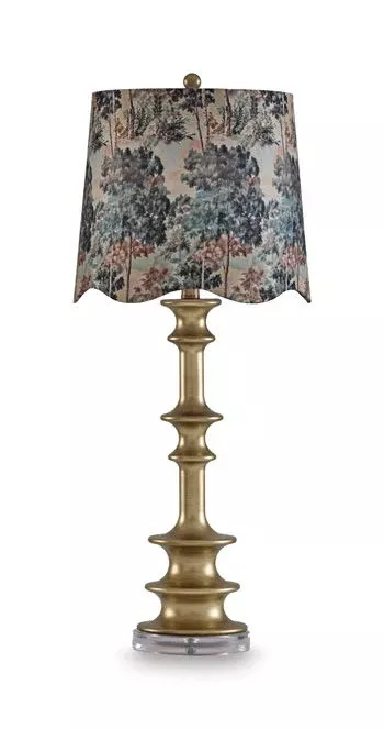 Jaystower - Poly Table Lamp - Antique Gold Color