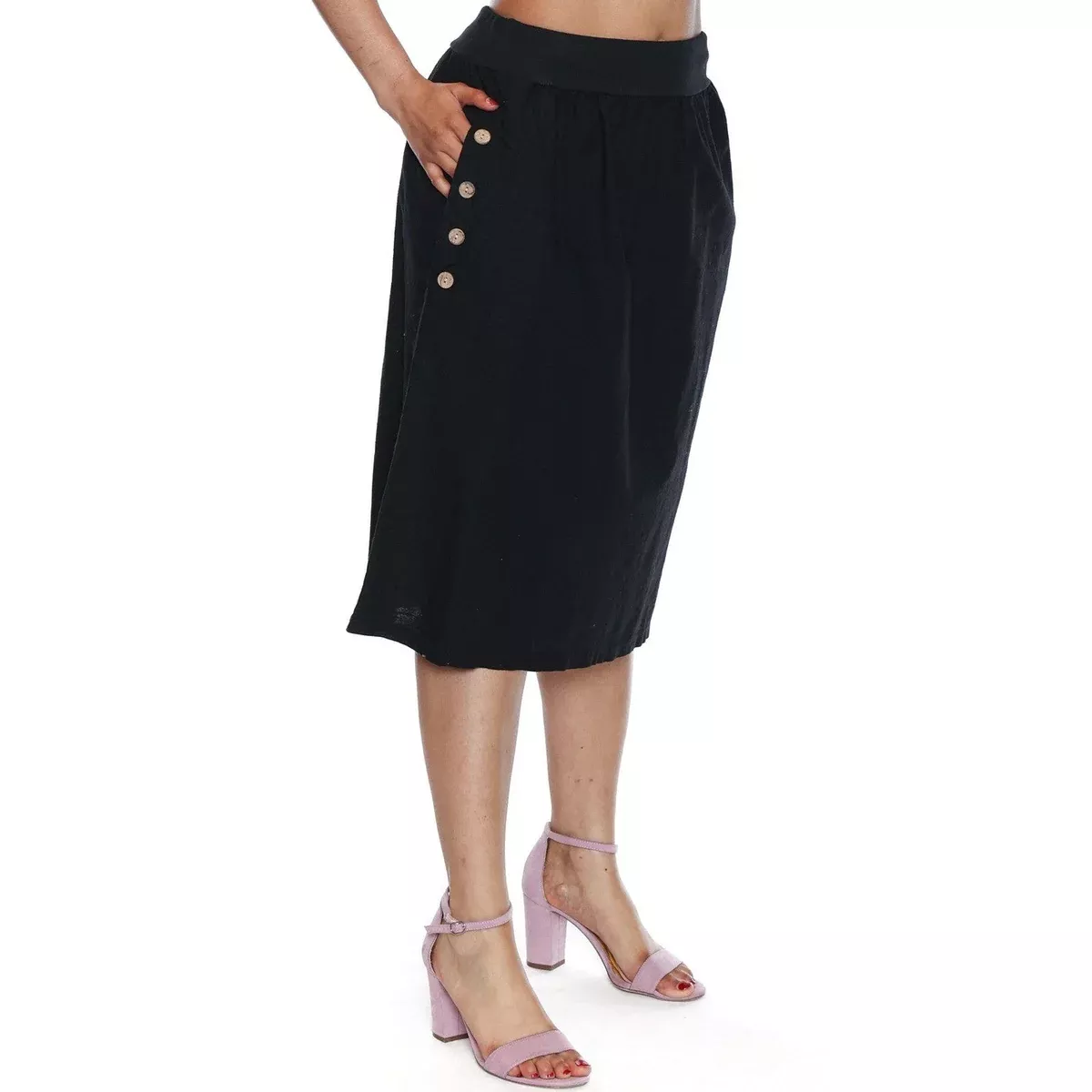 Jesse Skirt With Button Detail