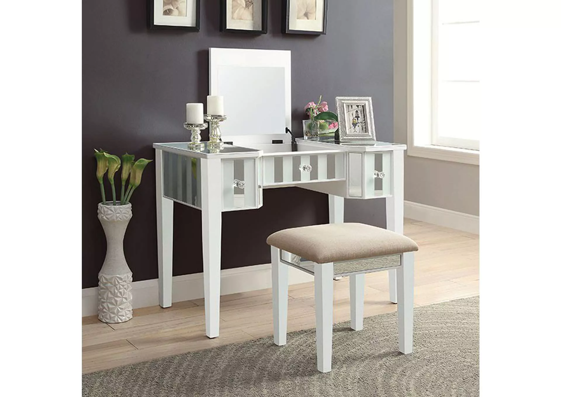 Joyce Vanity w/ Stool
