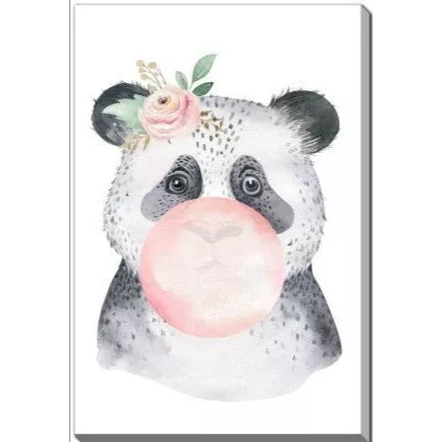 Jungle Cutie - Panda - Printed Canvas