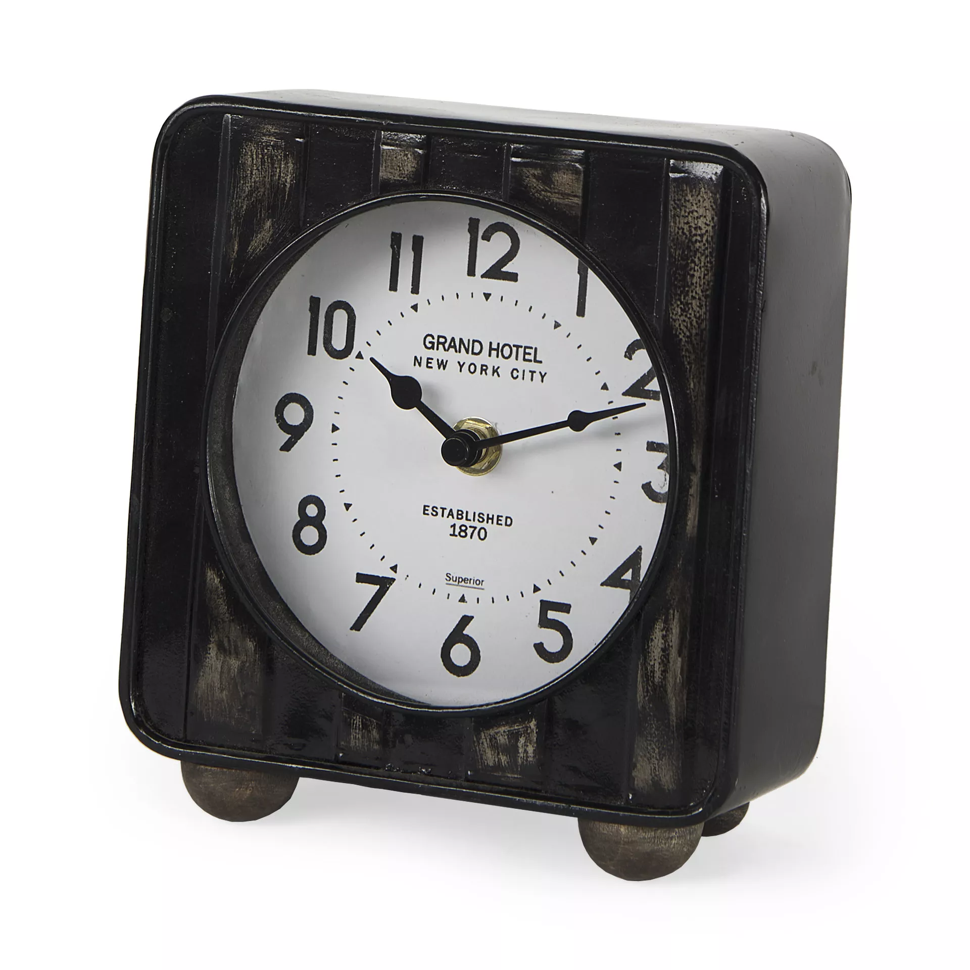 Karl Black Table Clock