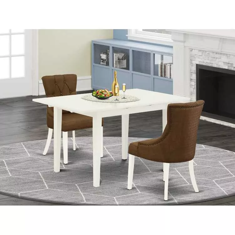 Kitchen Set - 3-Piece - Parson Chairs & Rectangular Table