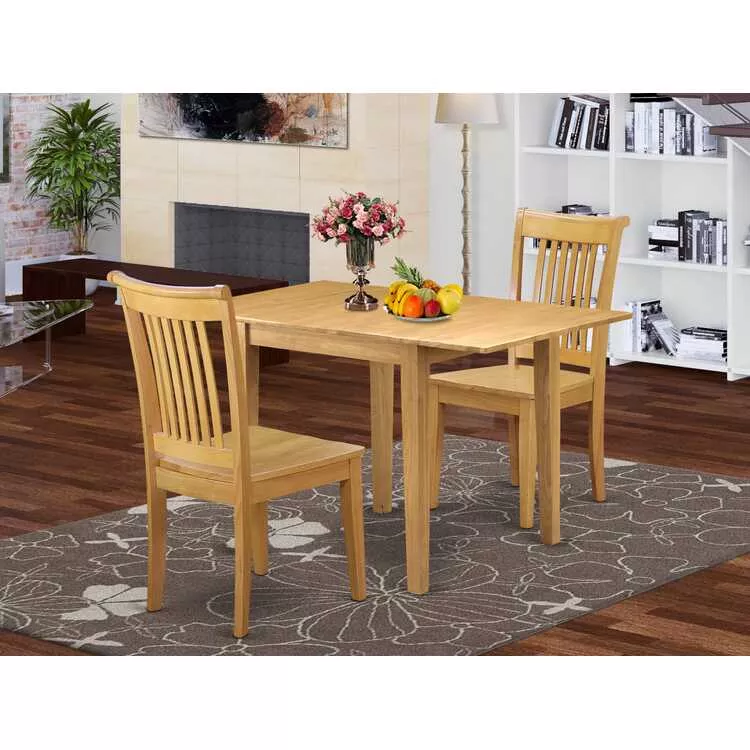 Kitchen Table & Chair Set - 30x48 Inch Dining Set
