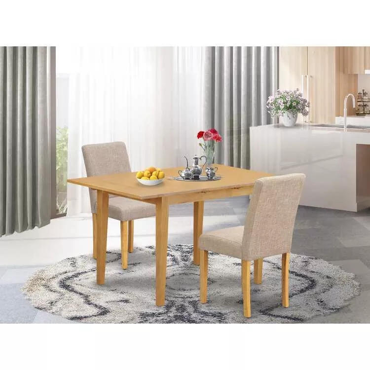 Kitchen Table Set with Chairs - 32x54 Inch Rectangle Table