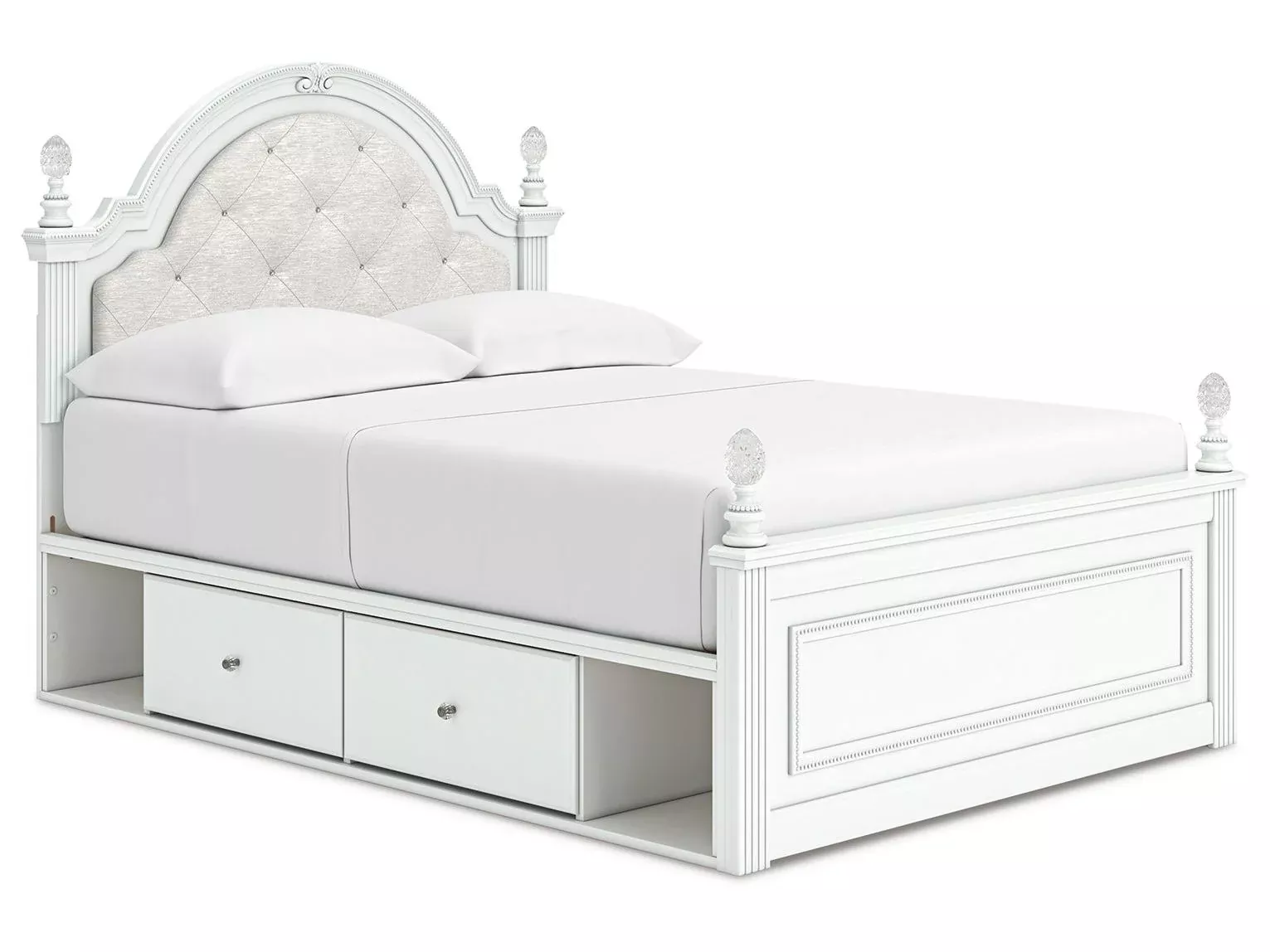 Kozlani - Upholstered Panel Storage Bed