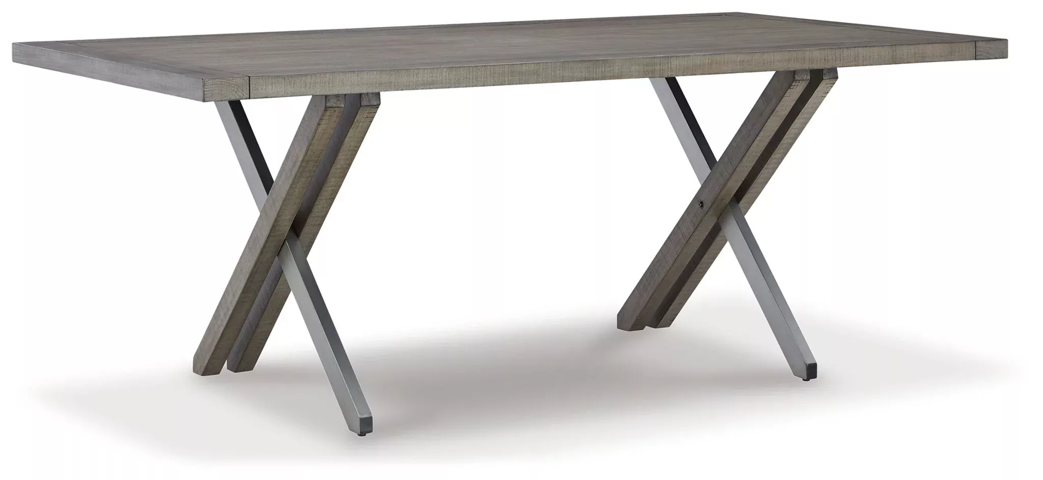 Krystanza - Rectangular Dining Room Table - Weathered Gray