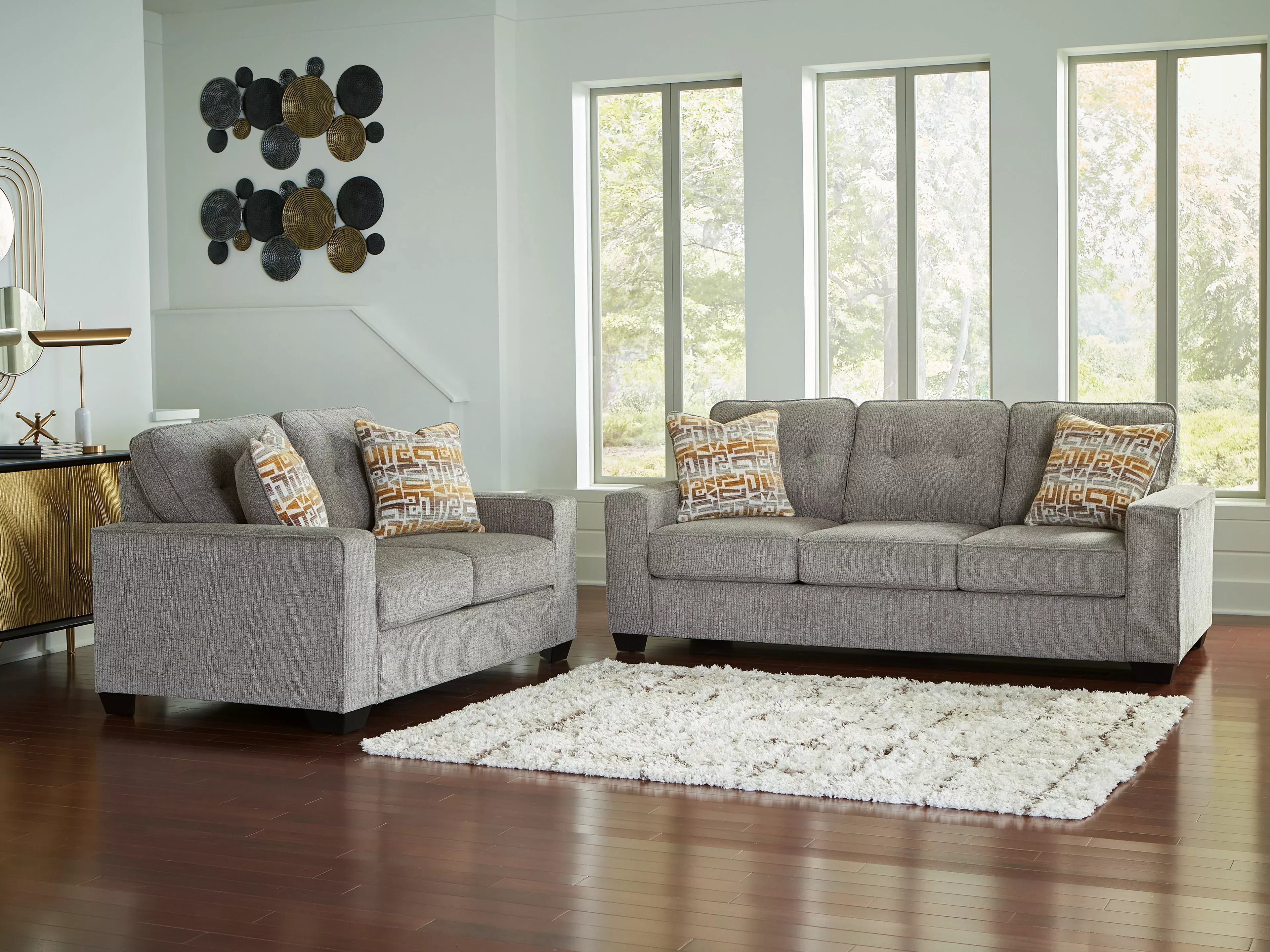 Larimer Sofa and Loveseat