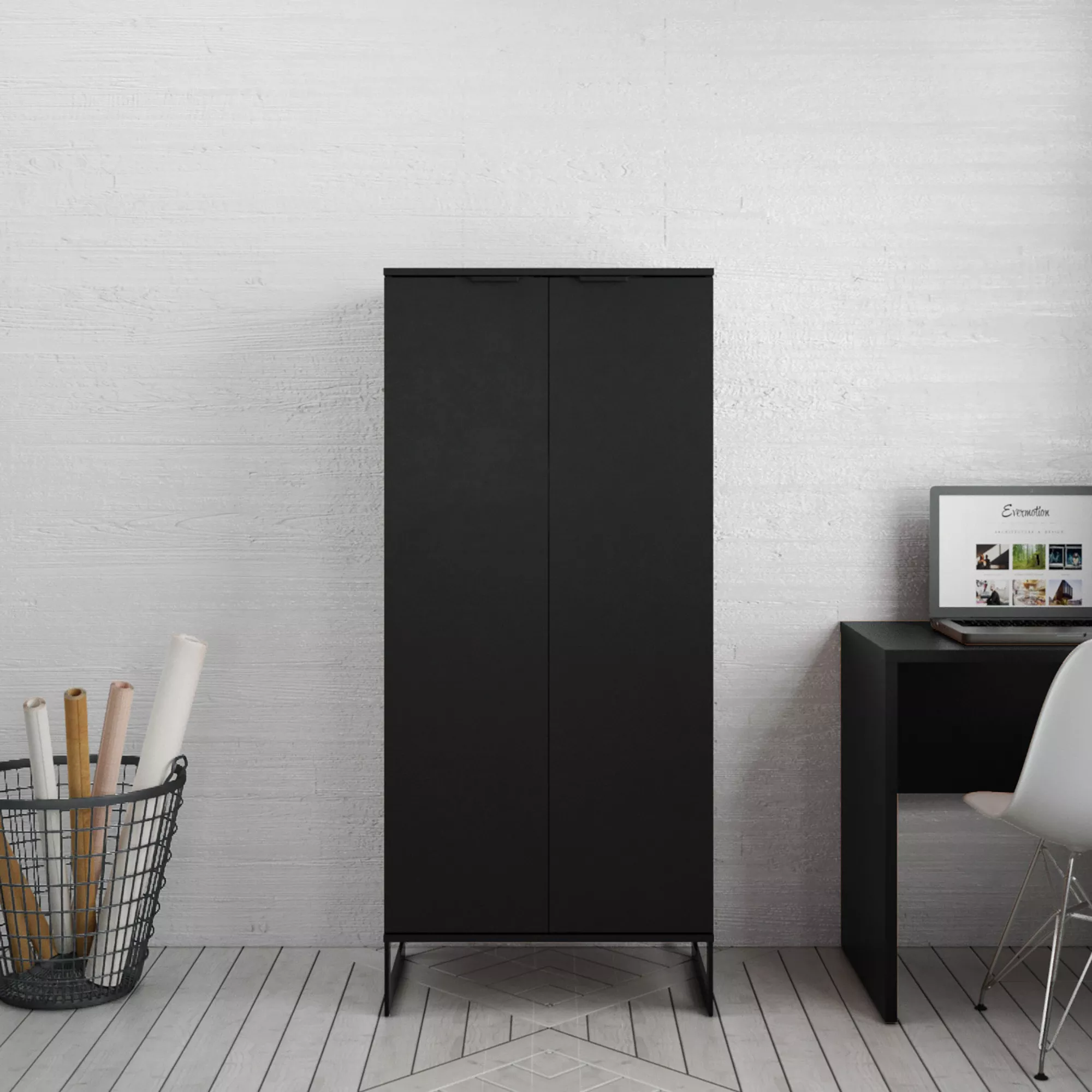 Lexington Black Bookcase
