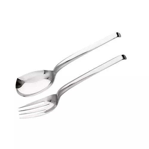 Living Serving Spoon & Fork Set by Sambonet