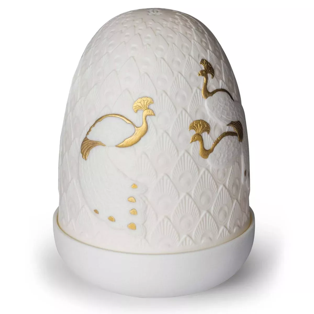 Lladro Peacocks Dome Table Lithophane 01023971