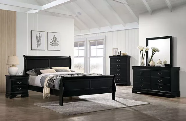 Louis Philippe - 5 Pc Queen Bedroom Set