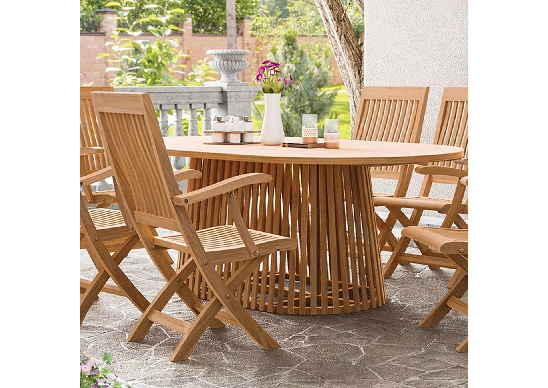 Lovina - Oval Dining Table