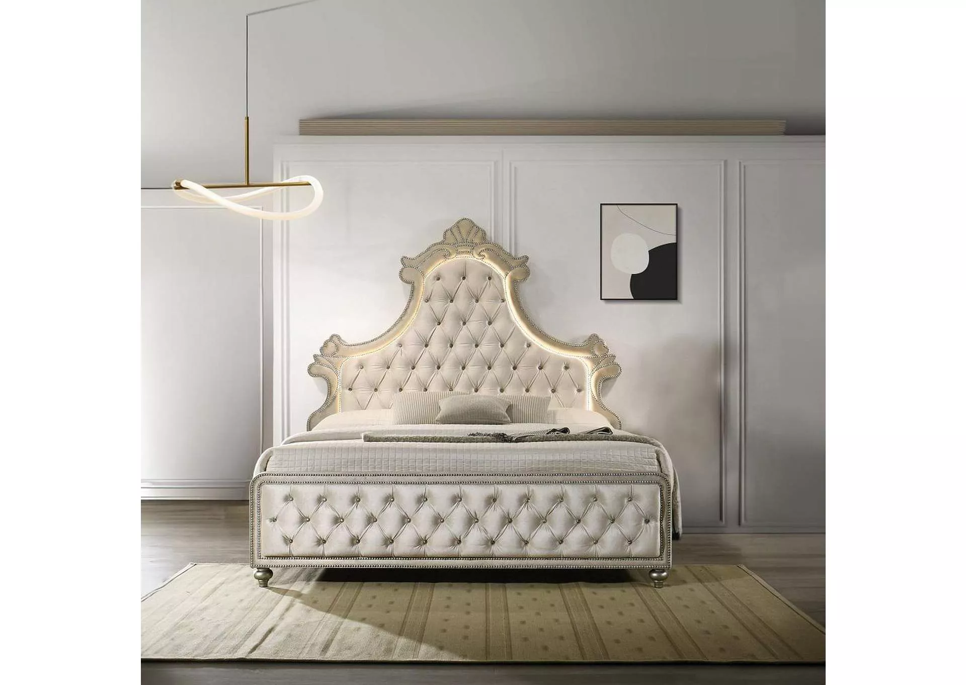 Lucienne Queen Bed with Led