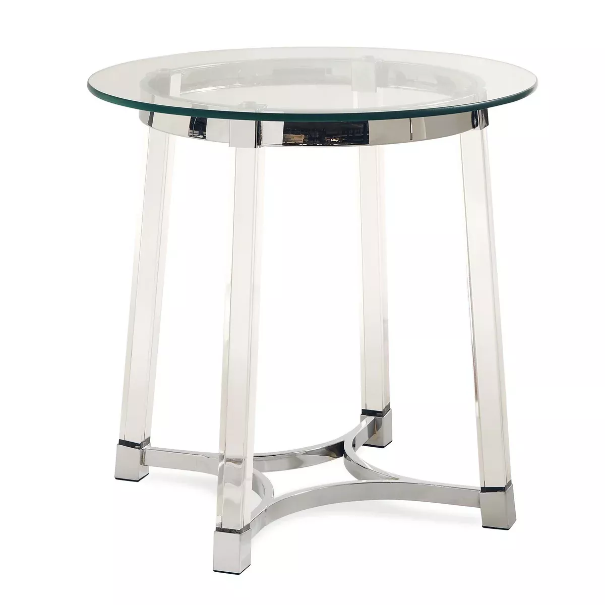 Lucinda - 24.5" End Table - Chrome