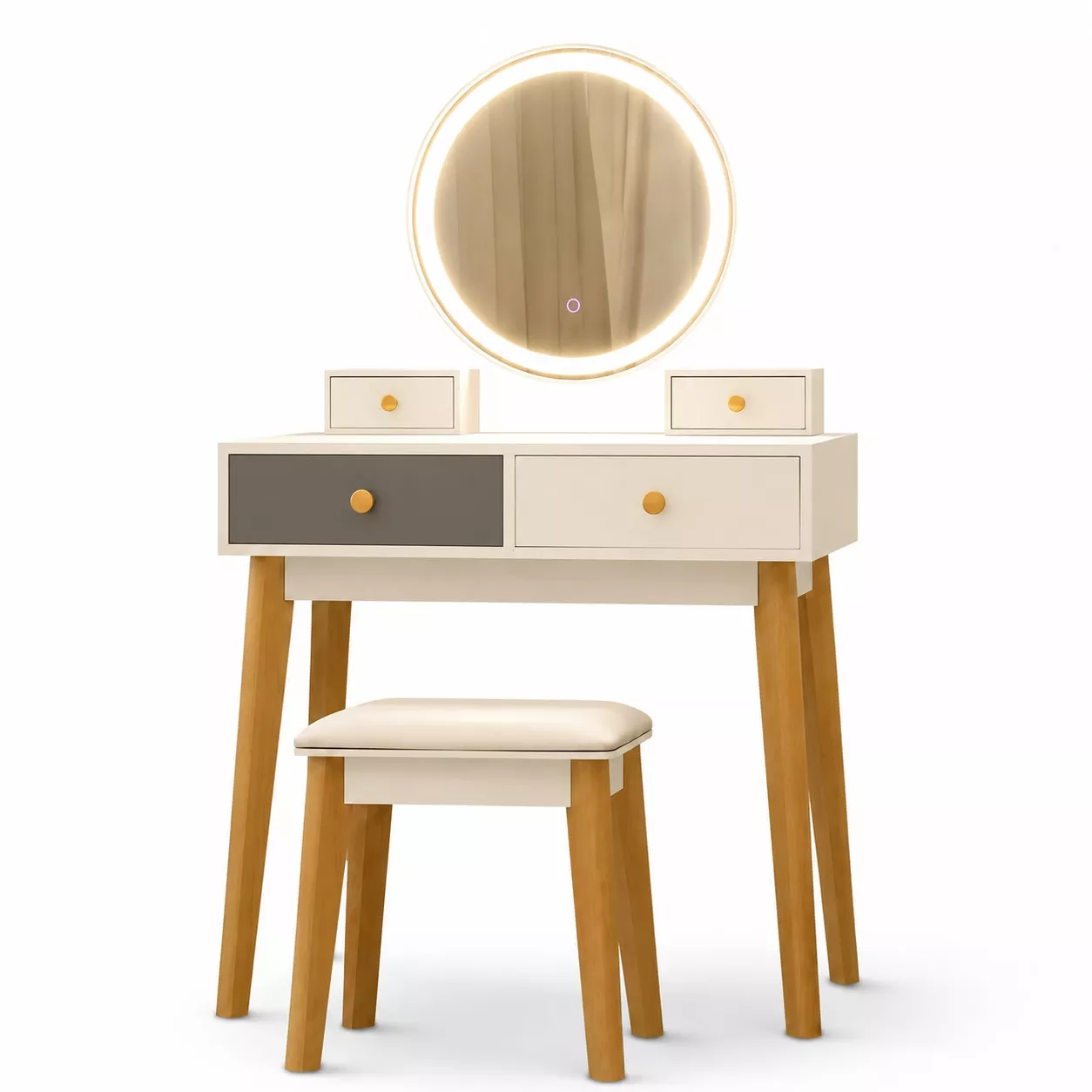 Luxury Adjustable Light Dressing Table