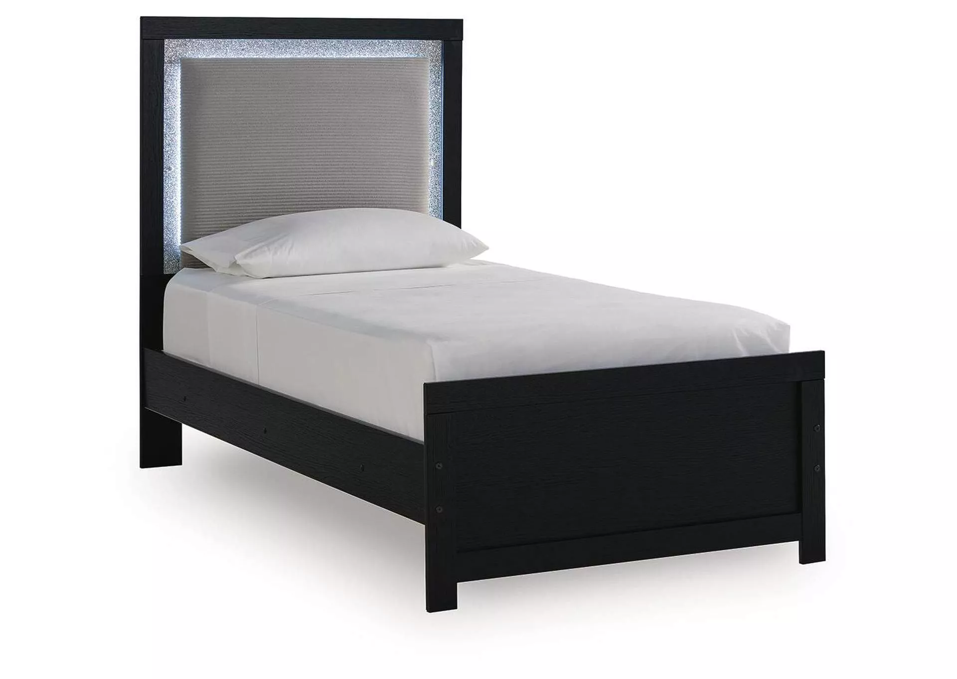 Maeling Twin Upholstered Panel Bed