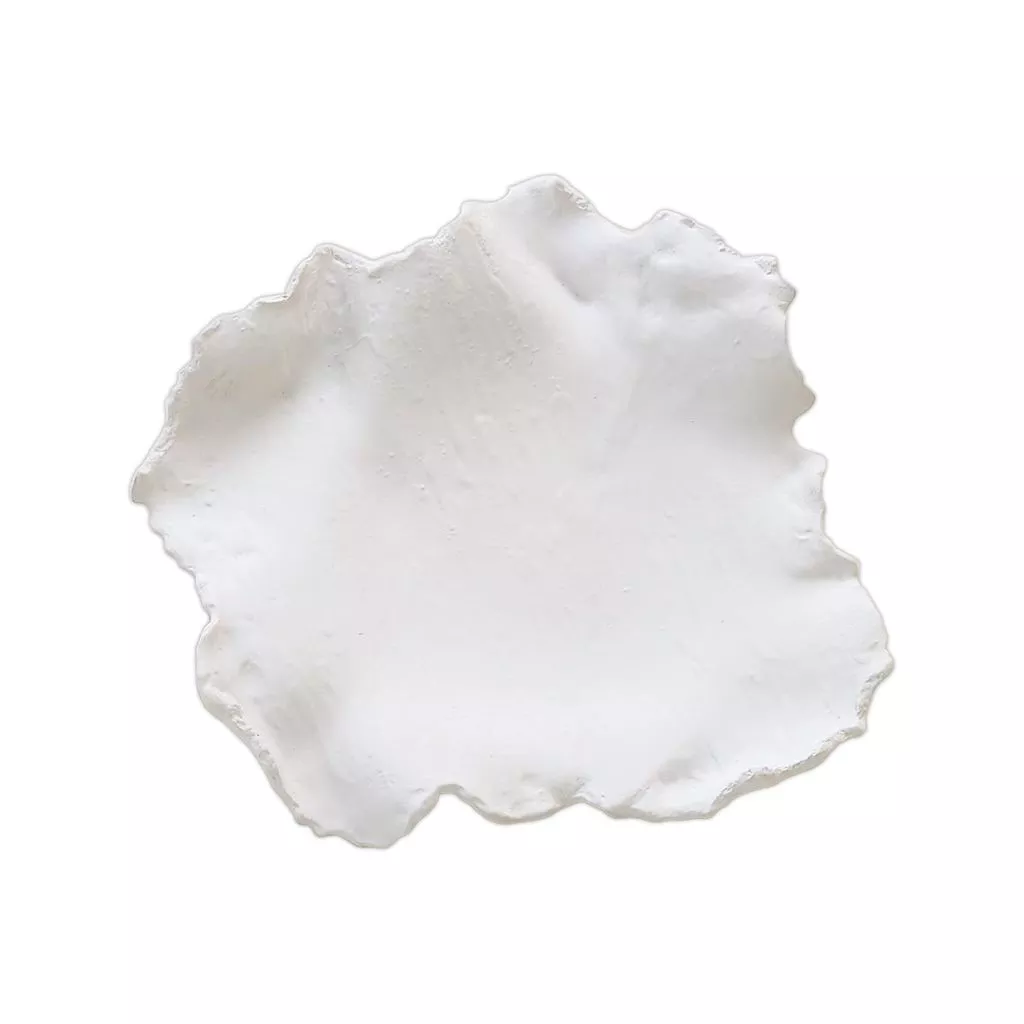 Maitake Wall Decor-curl-white