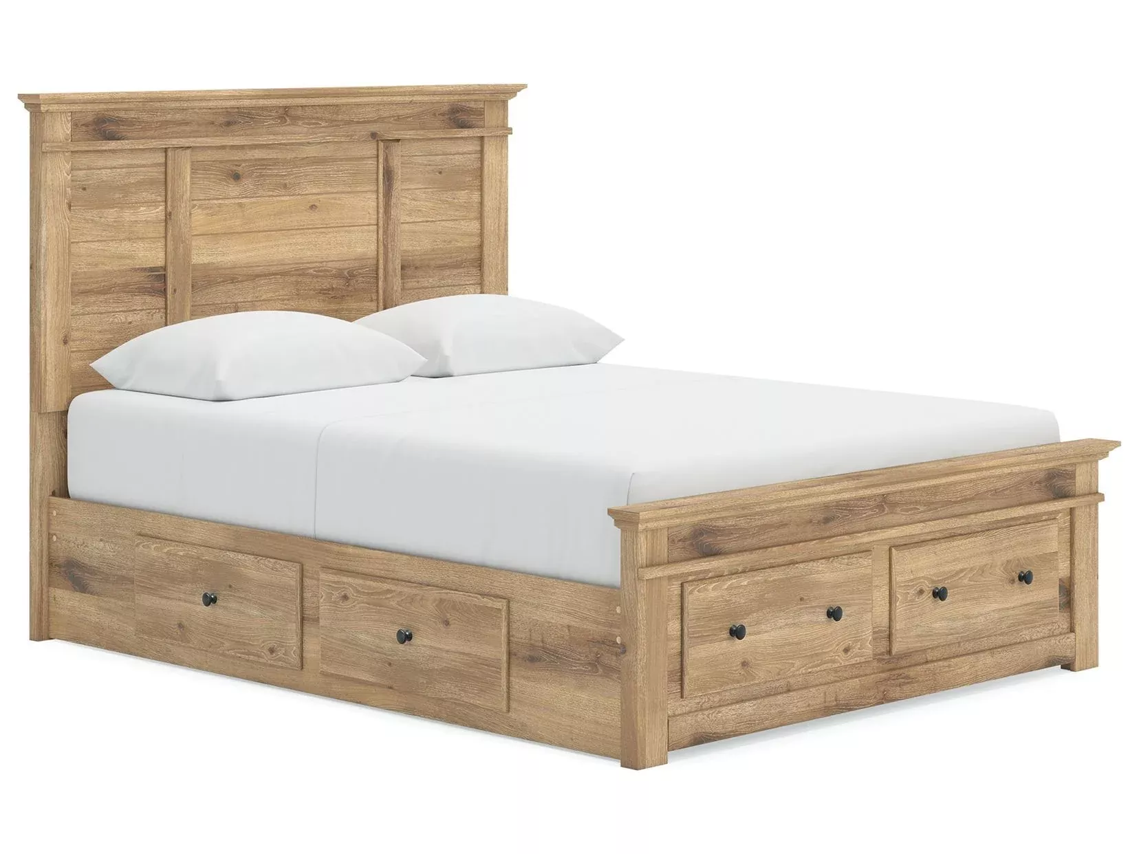 Makidern - Panel Storage Bed