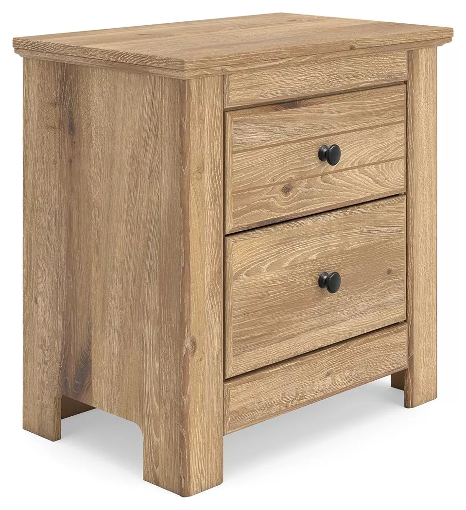 Makidern Two Drawer Night Stand