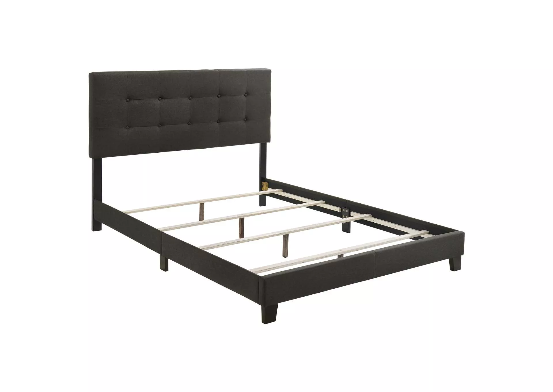 Mapes Upholstered Queen Panel Bed Charcoal