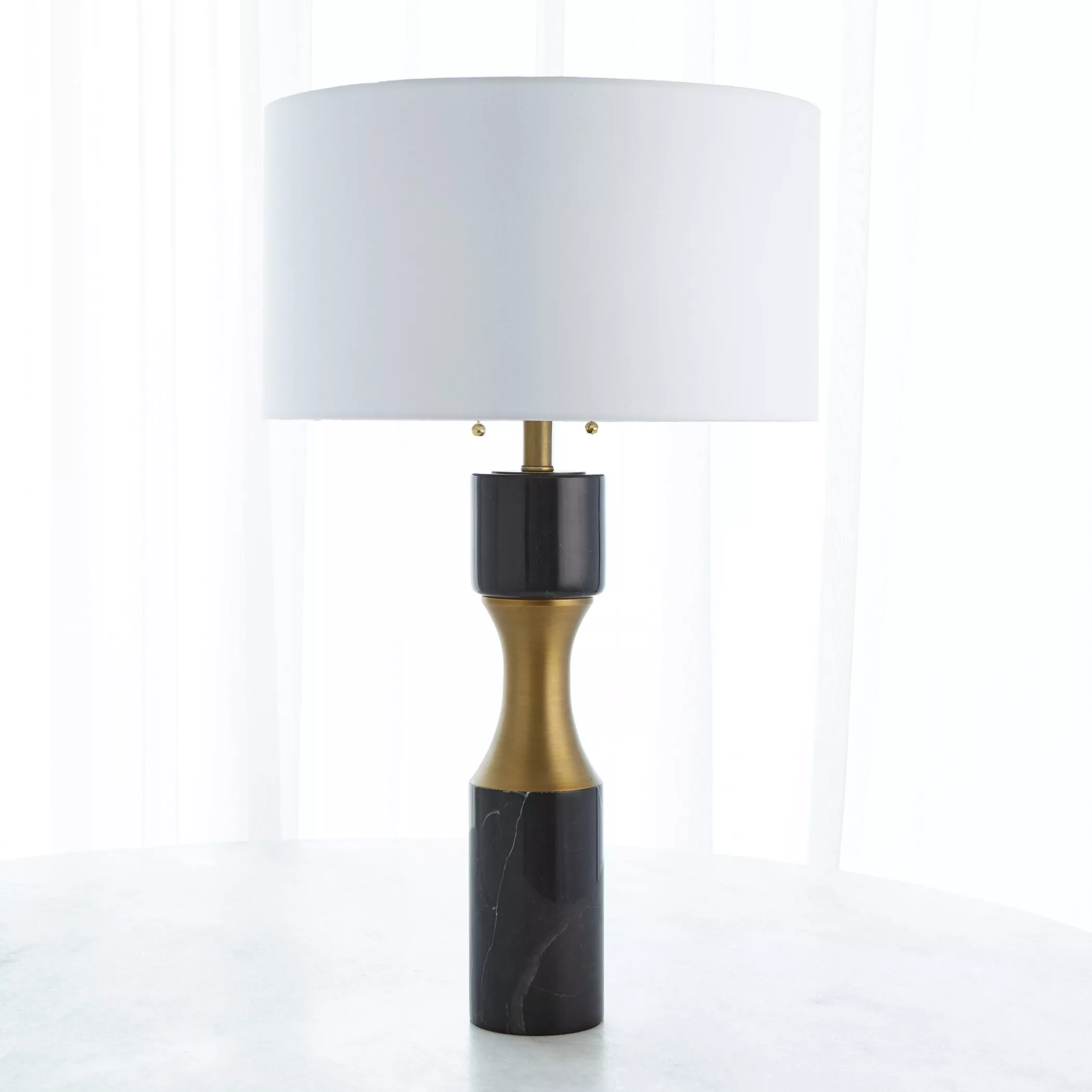 Marble Cinch Lamp-Black