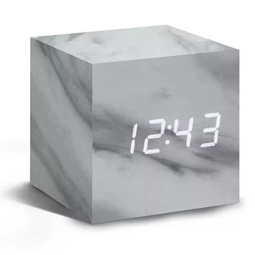 Marble Click Digital Clock by Gingko