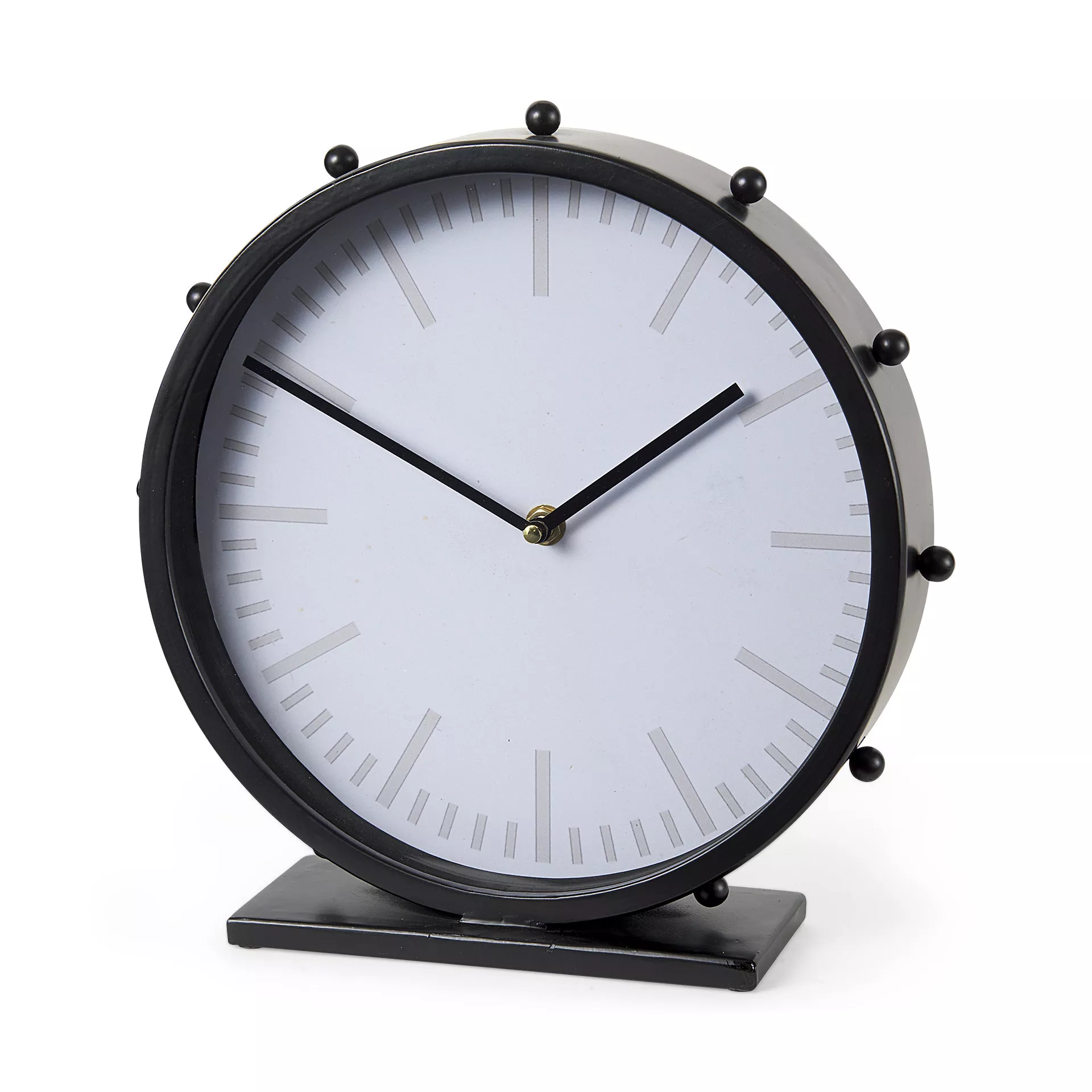 Marian Black Table Clock