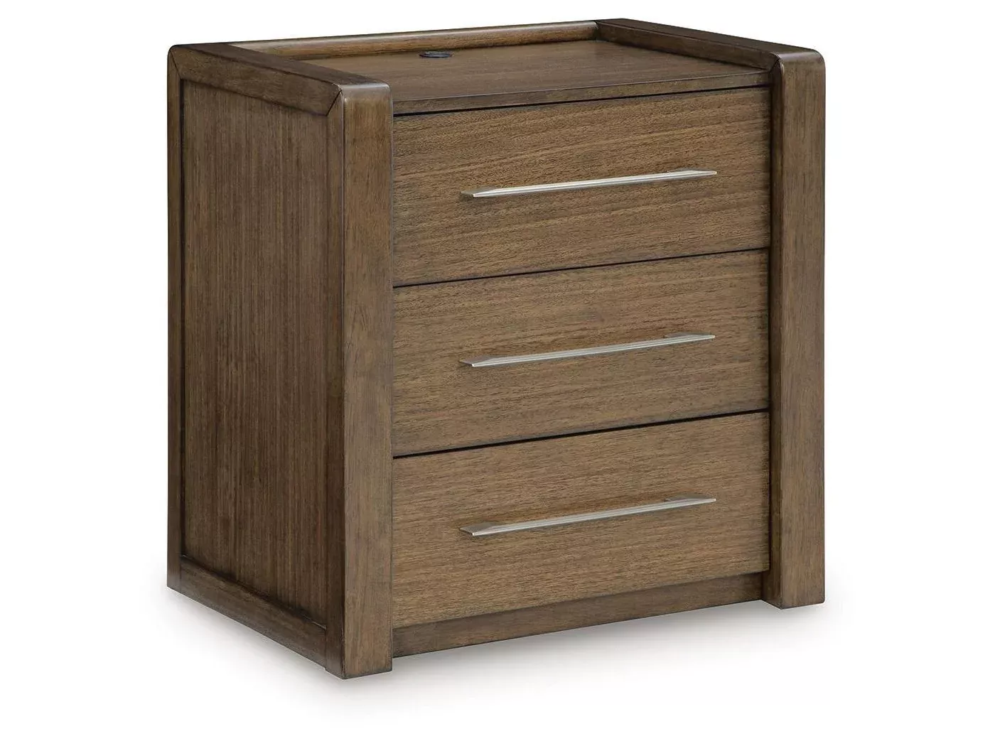 Marxmore - Three Drawer Night Stand - Brown
