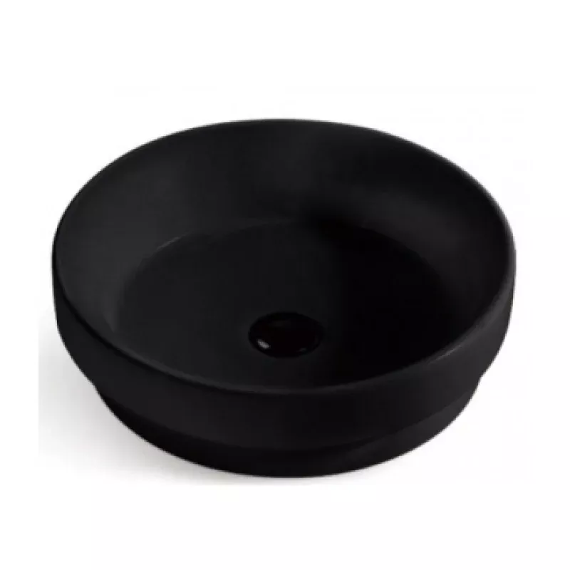 Matte Black Semi Insert Basin - 400 Diameter