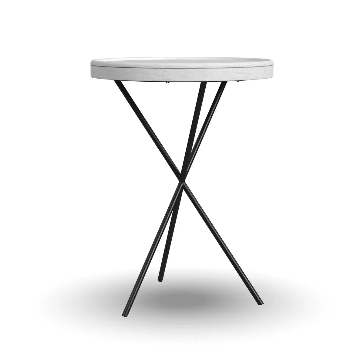 Melody - Chairside Table - White