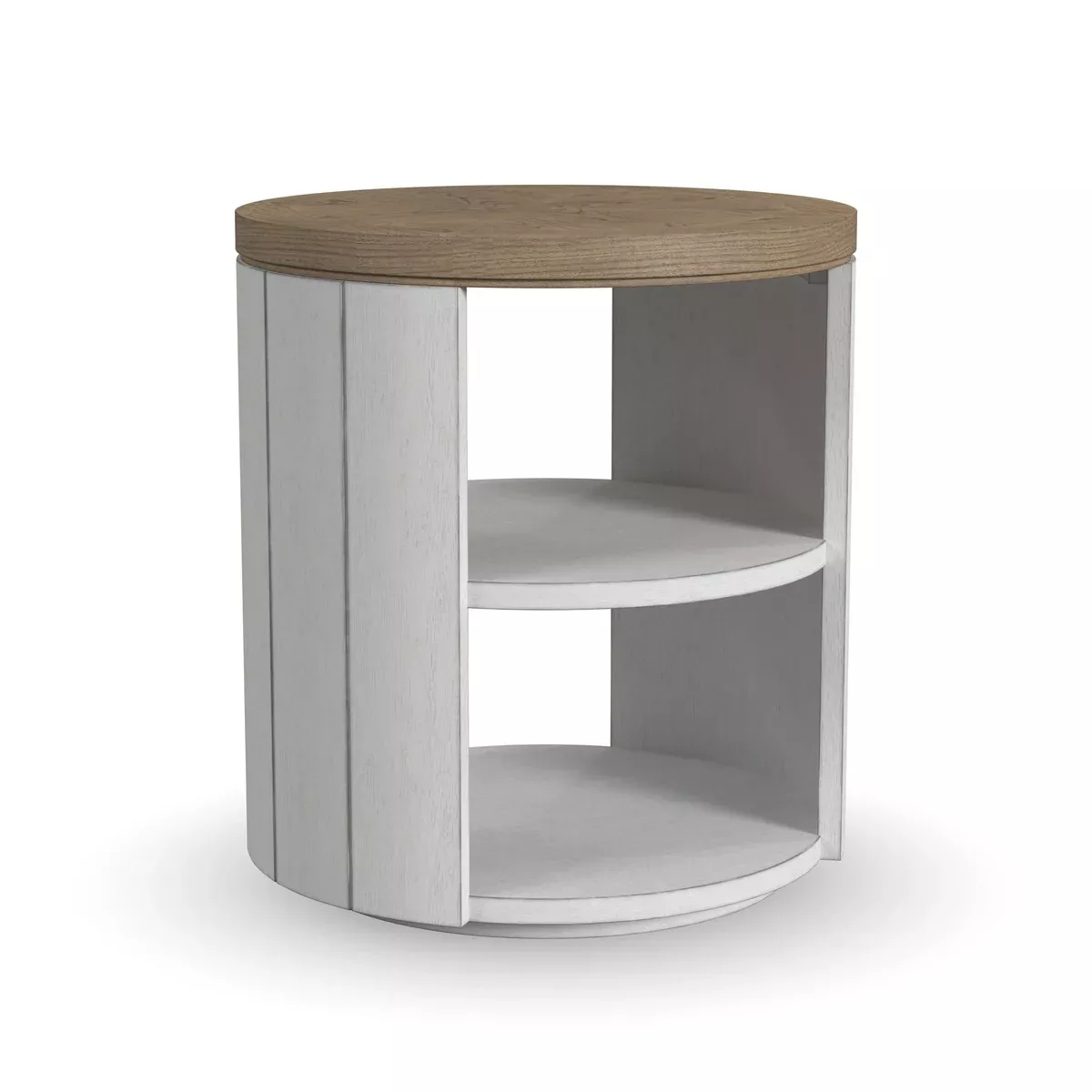 Melody - Round End Table - White