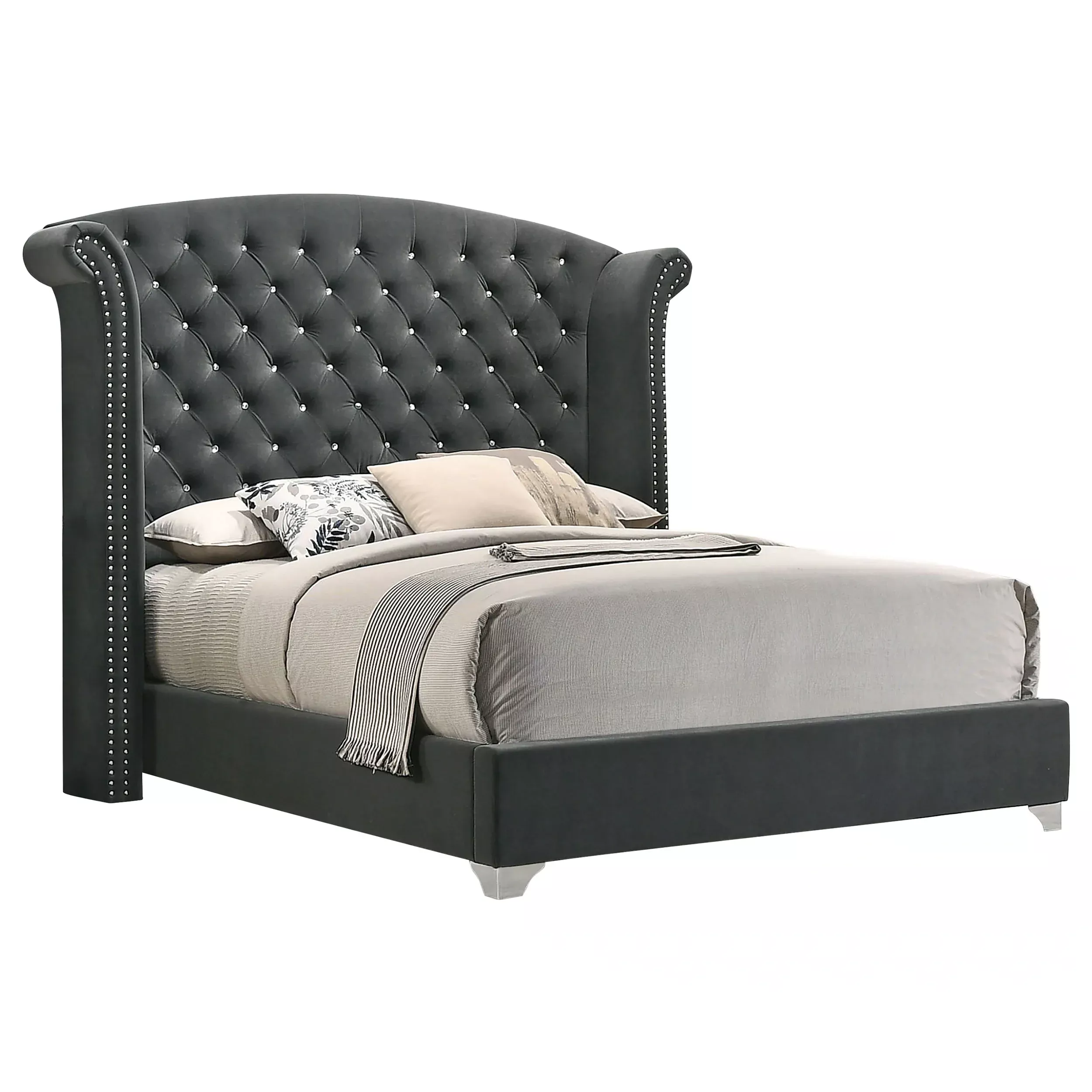 Melody Wingback Bed