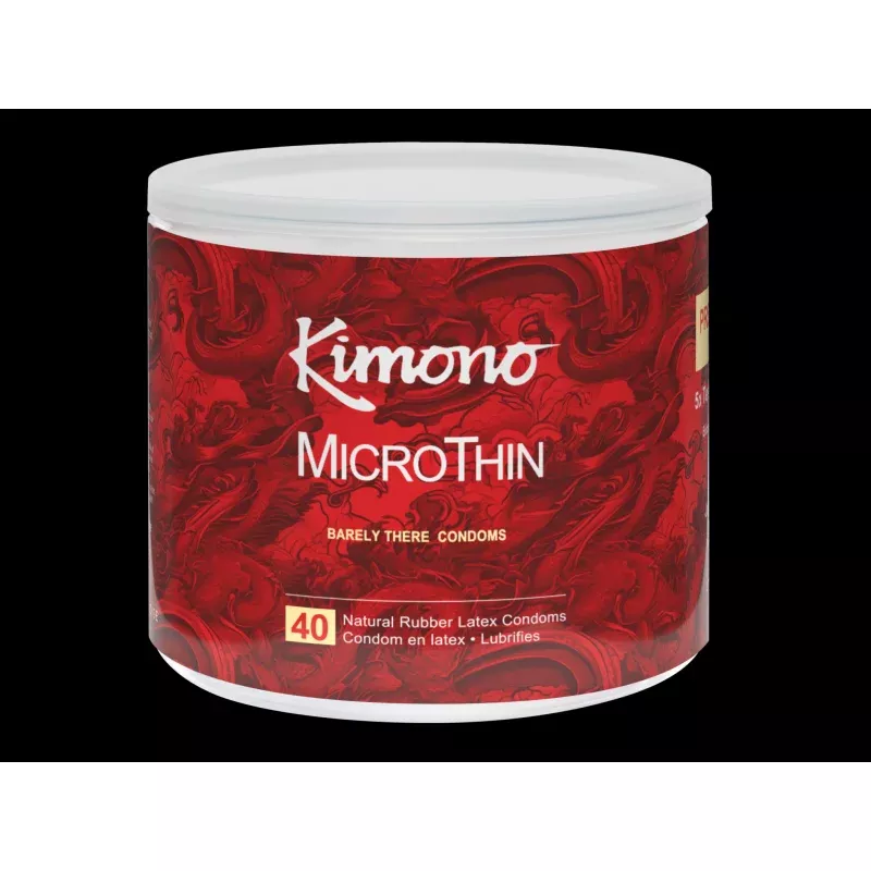 Microthin Condoms Ultra Thin Display Bowl-40Pack