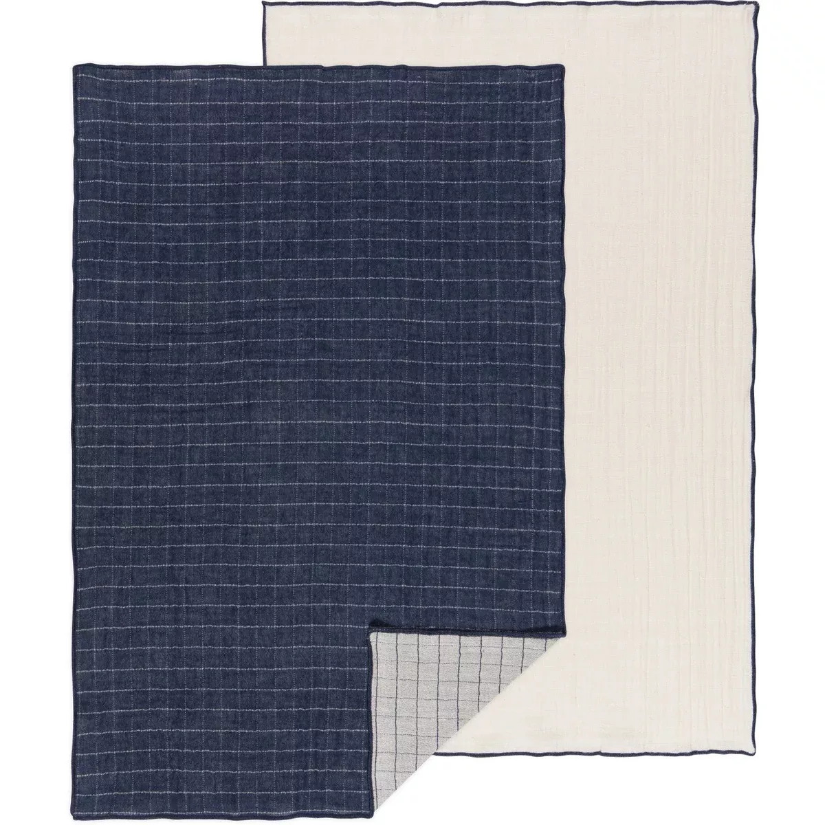 Midnight Double Weave Dishtowels - Set of 2