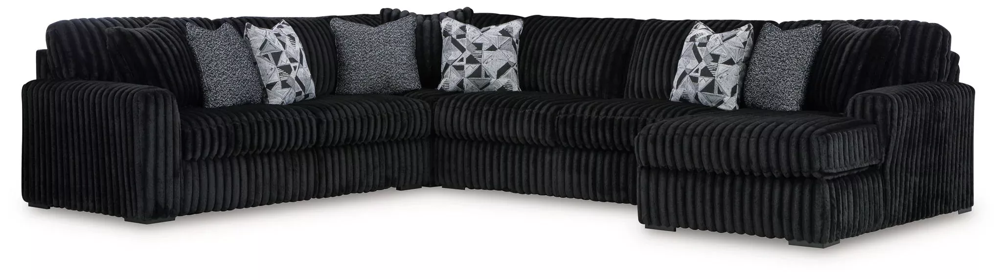 Midnight-Madness - 4 Piece Sectional