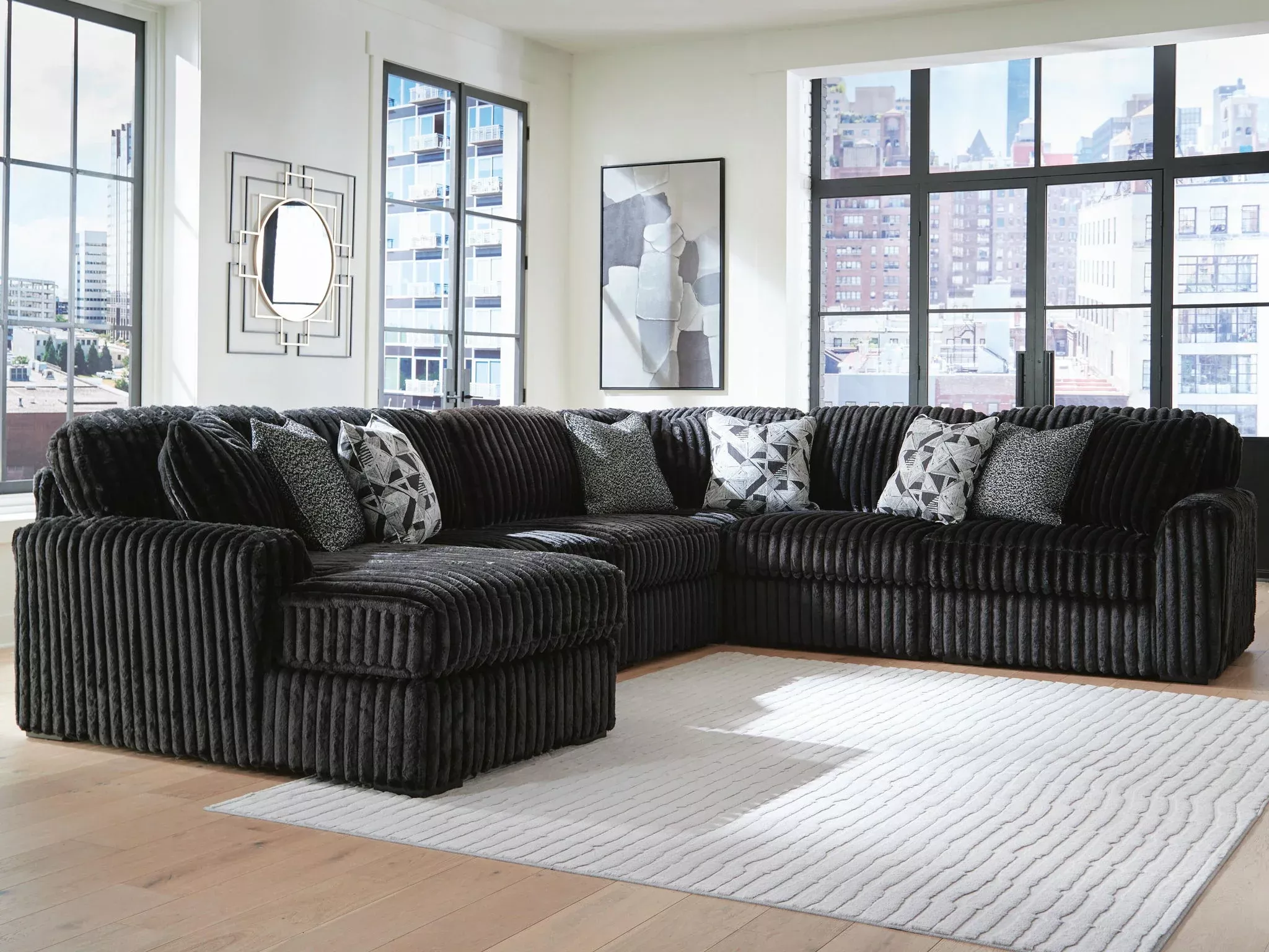 Midnight-Madness - 6 Piece Sectional