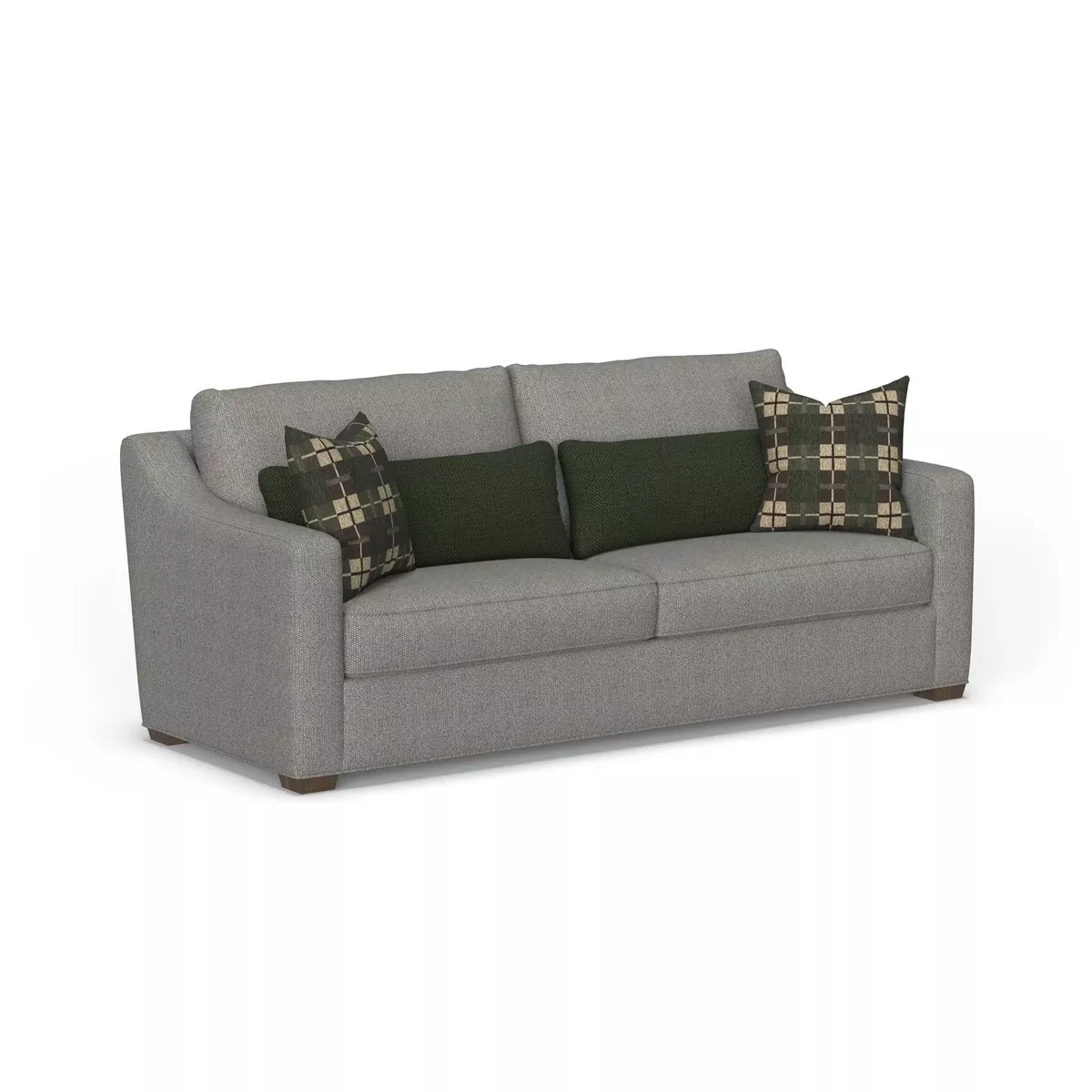 Milo - Fabric Two- Fabric Cushion Sofa