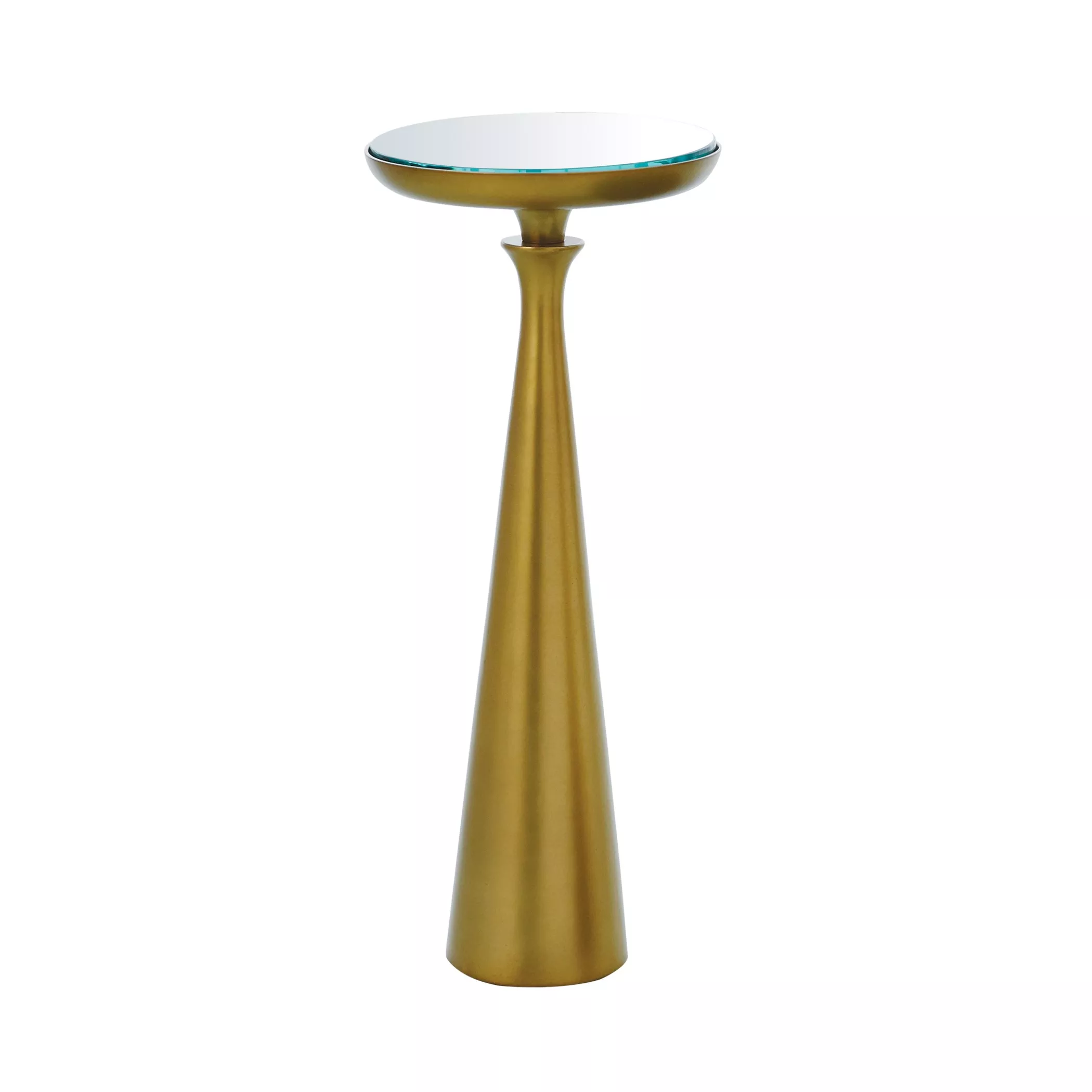 Minaret Accent Table- Brass Large