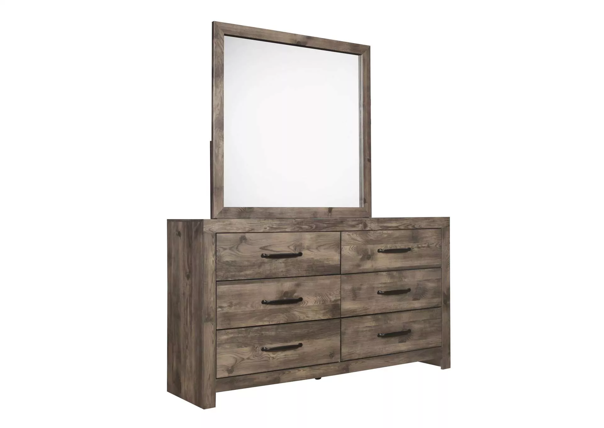 MISTY LODGE MIRROR - GREIGE