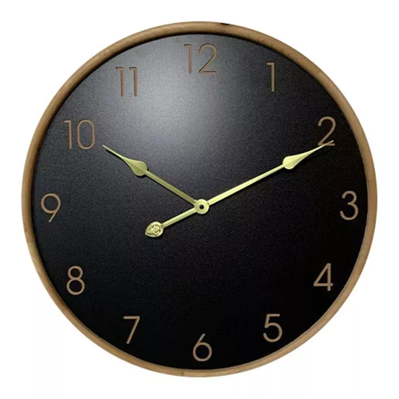 Modern Black Wall Clock