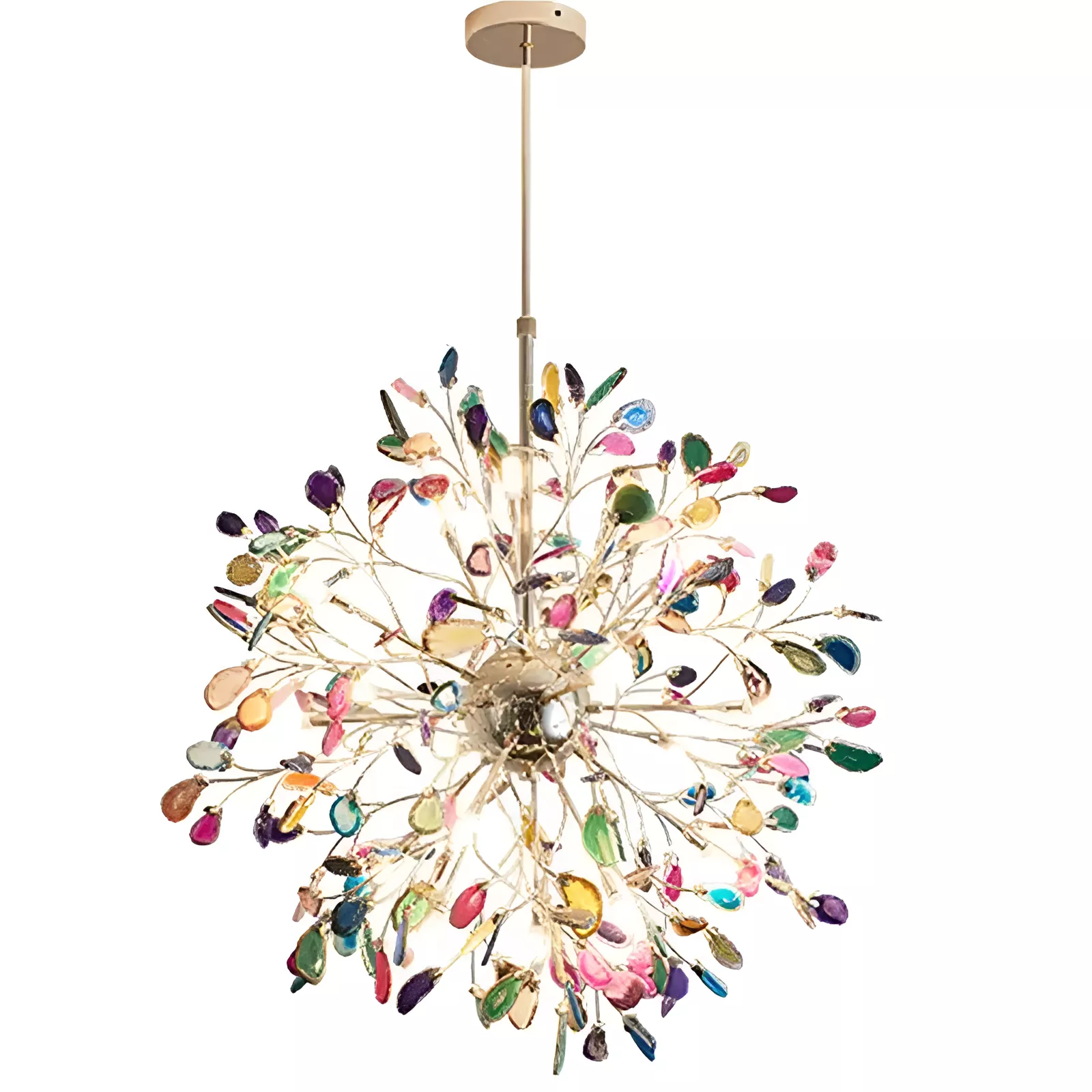 Modern Creative Agate LED chandelier