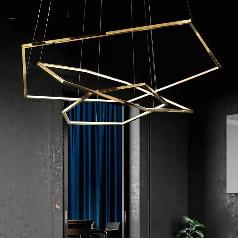 Modern Duplex Floor Pendant Light